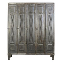 Antique German Industrial Lockers by Kuppersbusch, circa 1920s