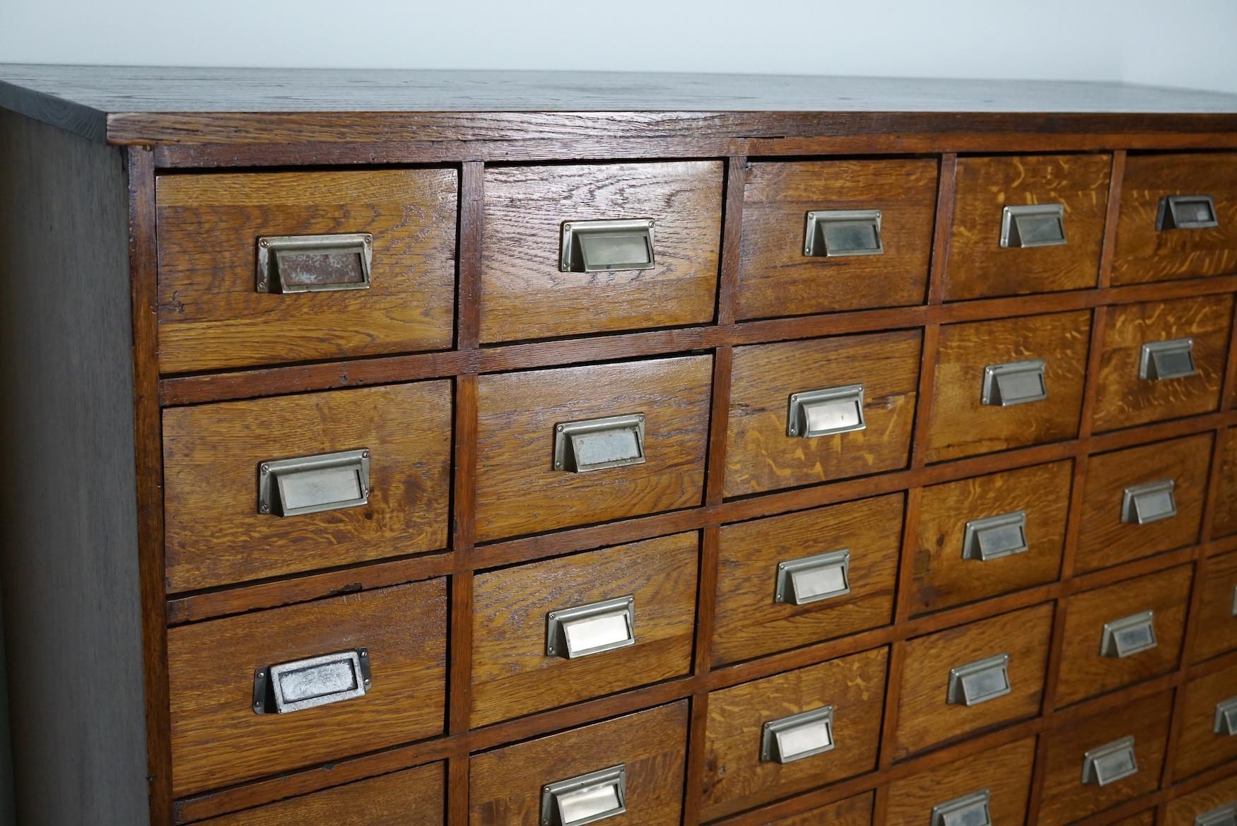 industrial apothecary drawer unit