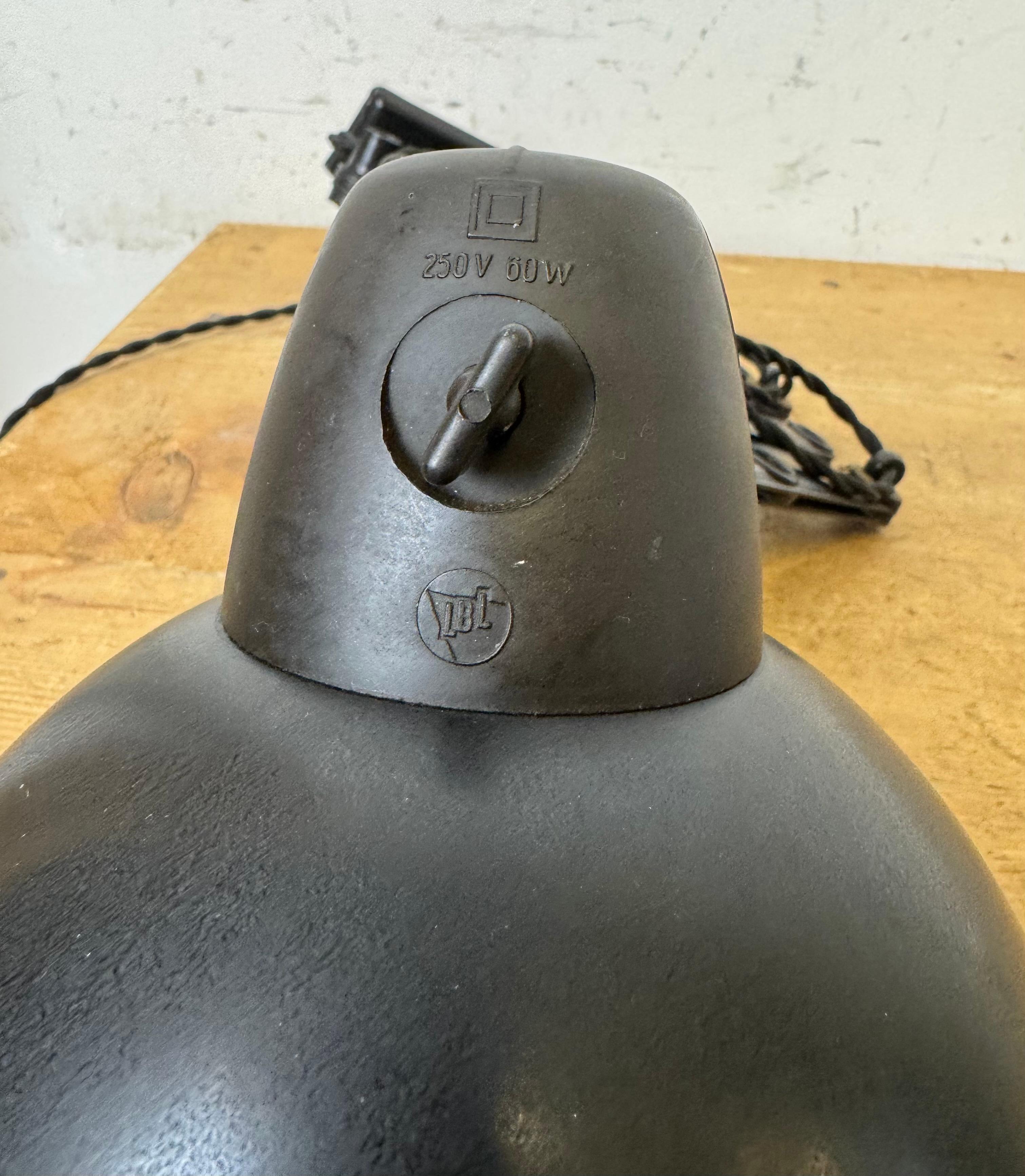 Black German Industrial Scissor Wall Lamp by LBL, 1950s For Sale 13