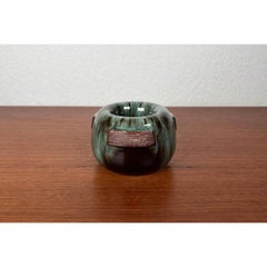 German Jugendstil Art Nouveau Studio Potery Candleholder by Theodor Keerl, 1920s