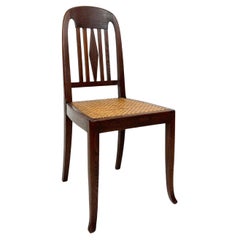 Silla Jugendstil alemana al estilo de Bruno Paul, hacia 1905