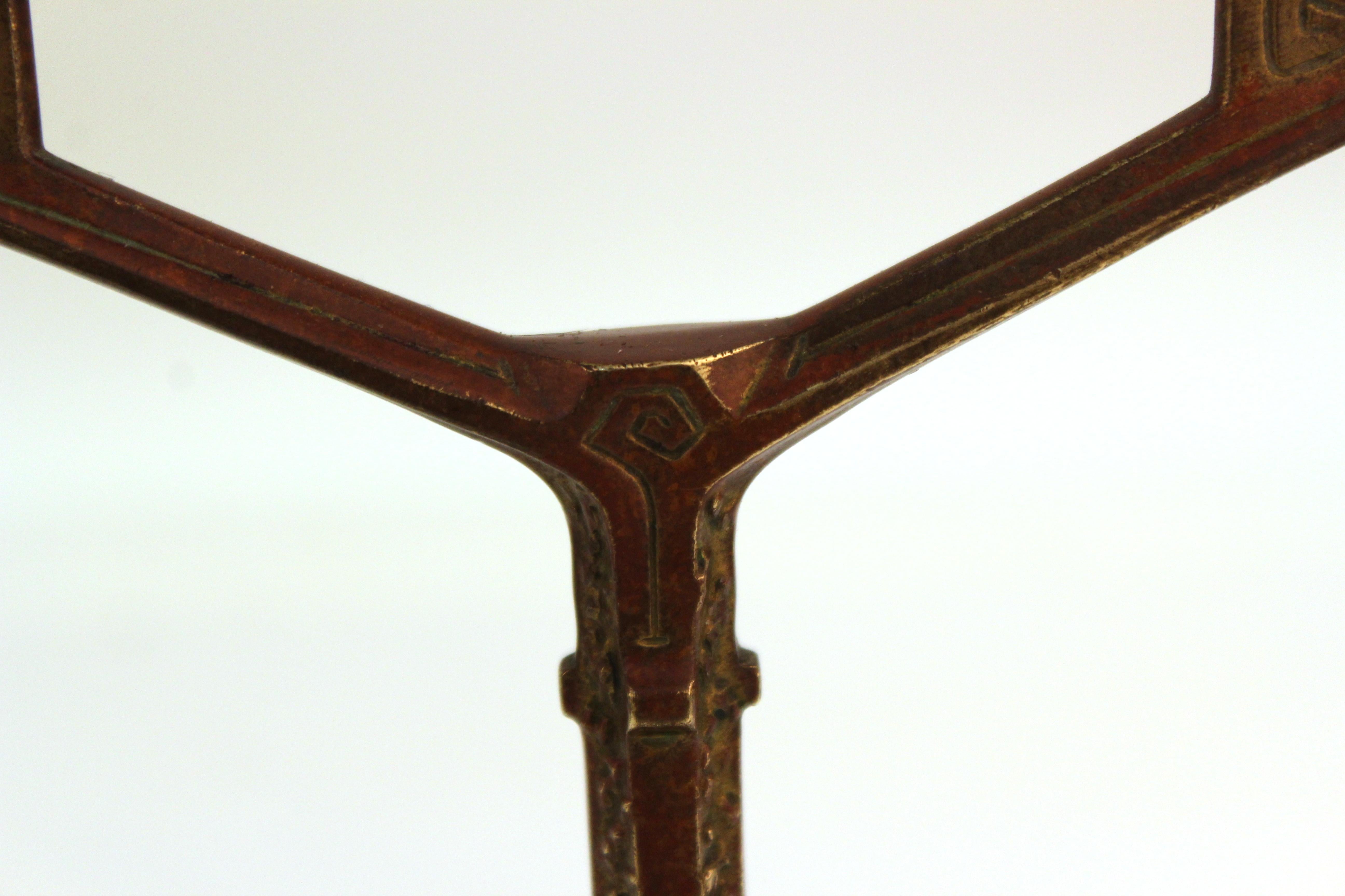 German Jugendstil Enamel Candelabras and Match-Safe 4