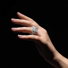 German Kabirski Fibril 925 Sterling Silver Ring with Twisted & Tangled Structure