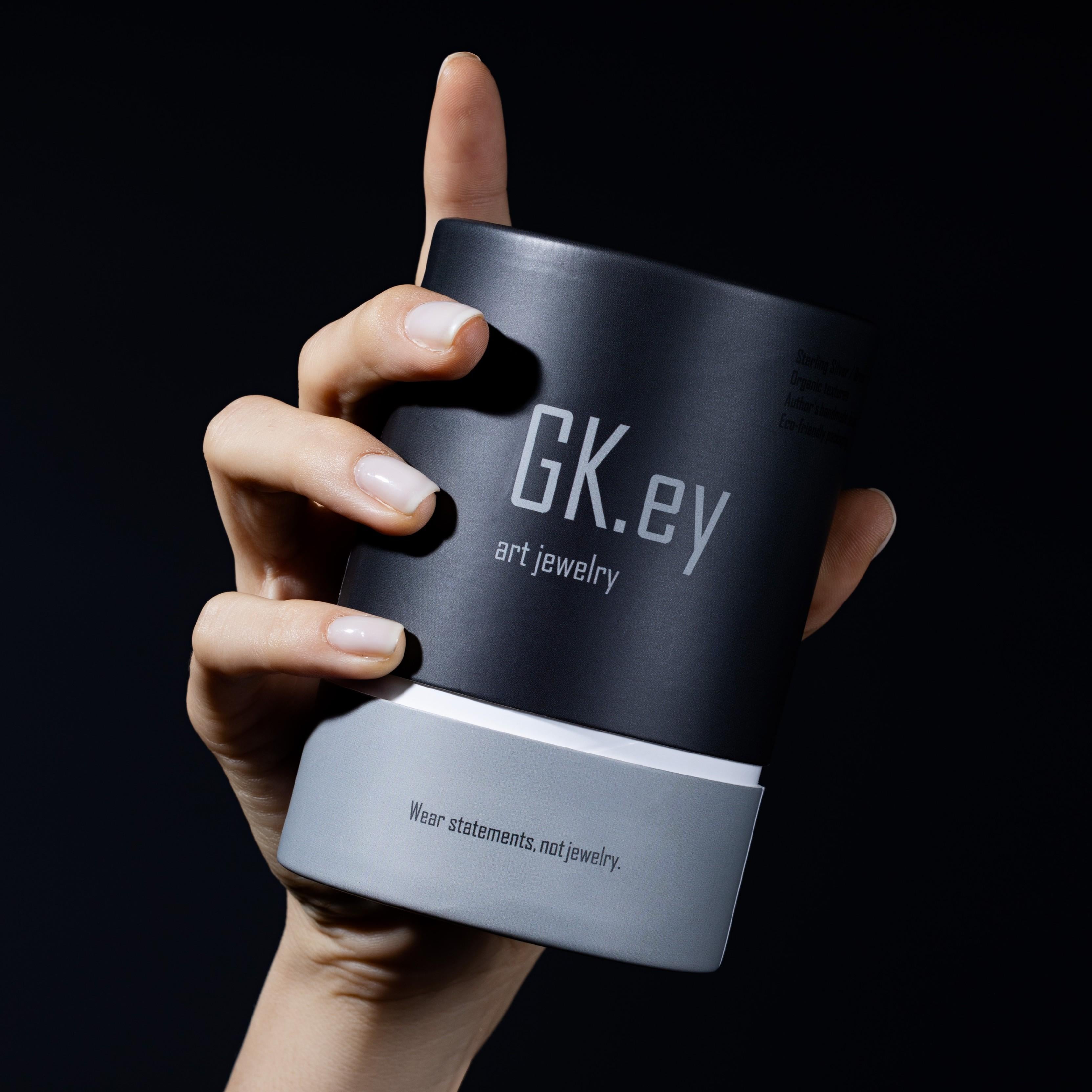 Deutscher Kabirski Gaiete Roh-Rubin Vergoldeter Silber Ring im Angebot 2