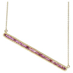 German Kabirski Lithos Natural Raw Rubies Gold Plated Silver Necklace