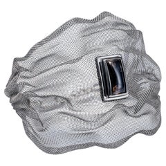 German Kabirski Nuno Limited Edition Quartz Silver 
Titanium Mesh Bracelet