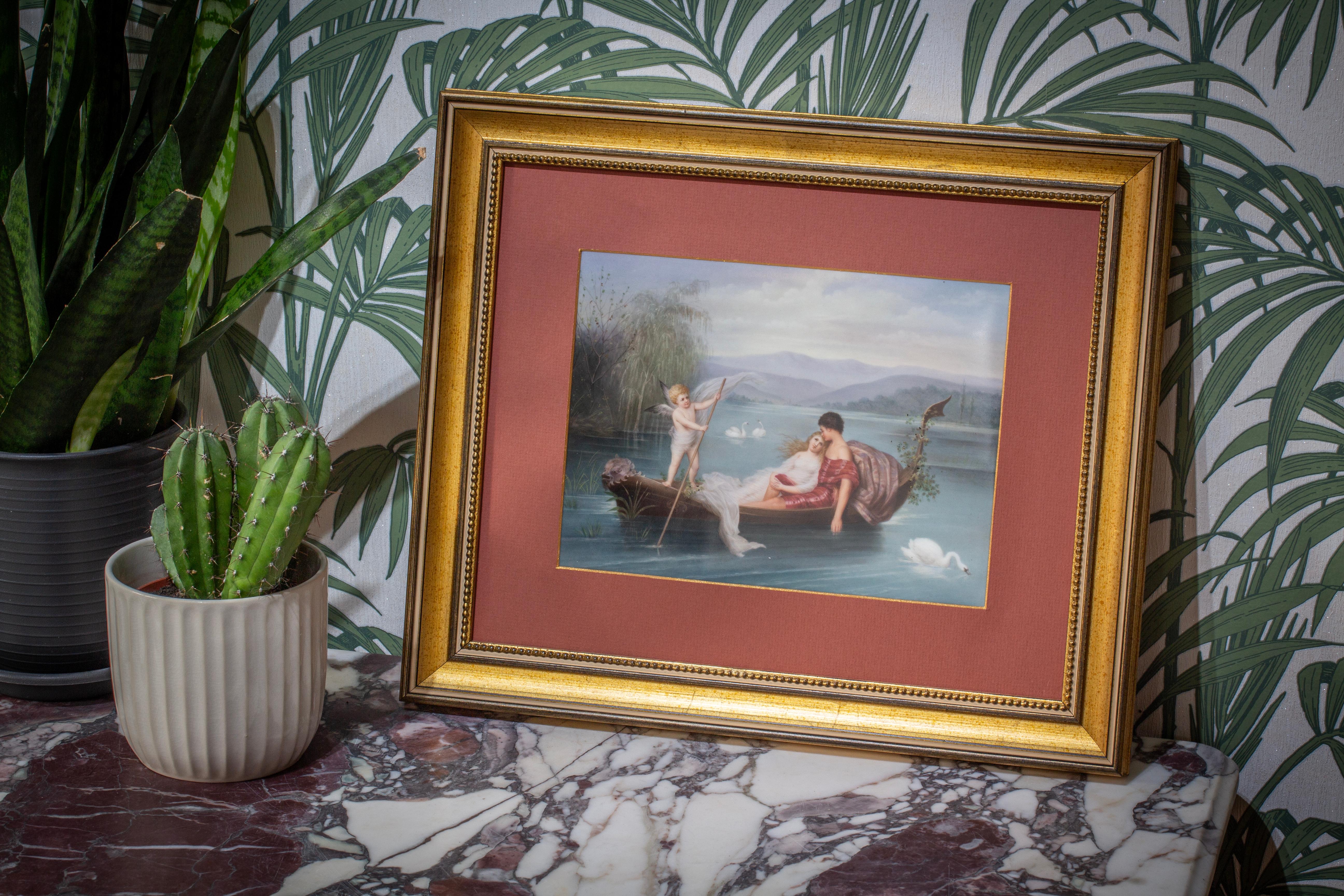 KPM La Gondole D'amour Wandtafel aus Porzellan im Angebot 3