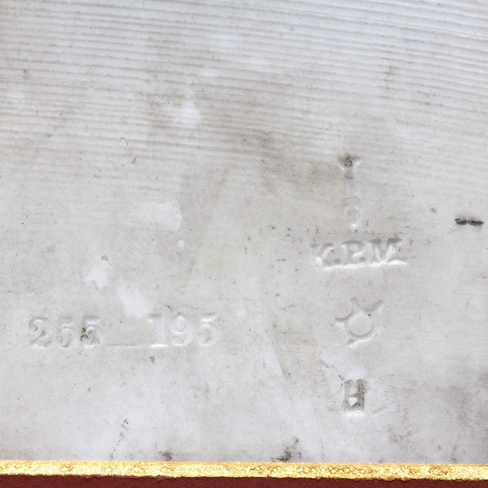 KPM La Gondole D'amour Wandtafel aus Porzellan im Angebot 2