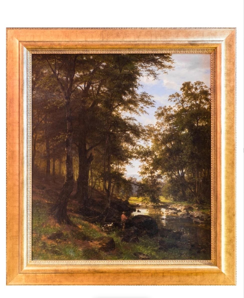 German Landscape by Friedrich Carl Werner Ebel For Sale 1