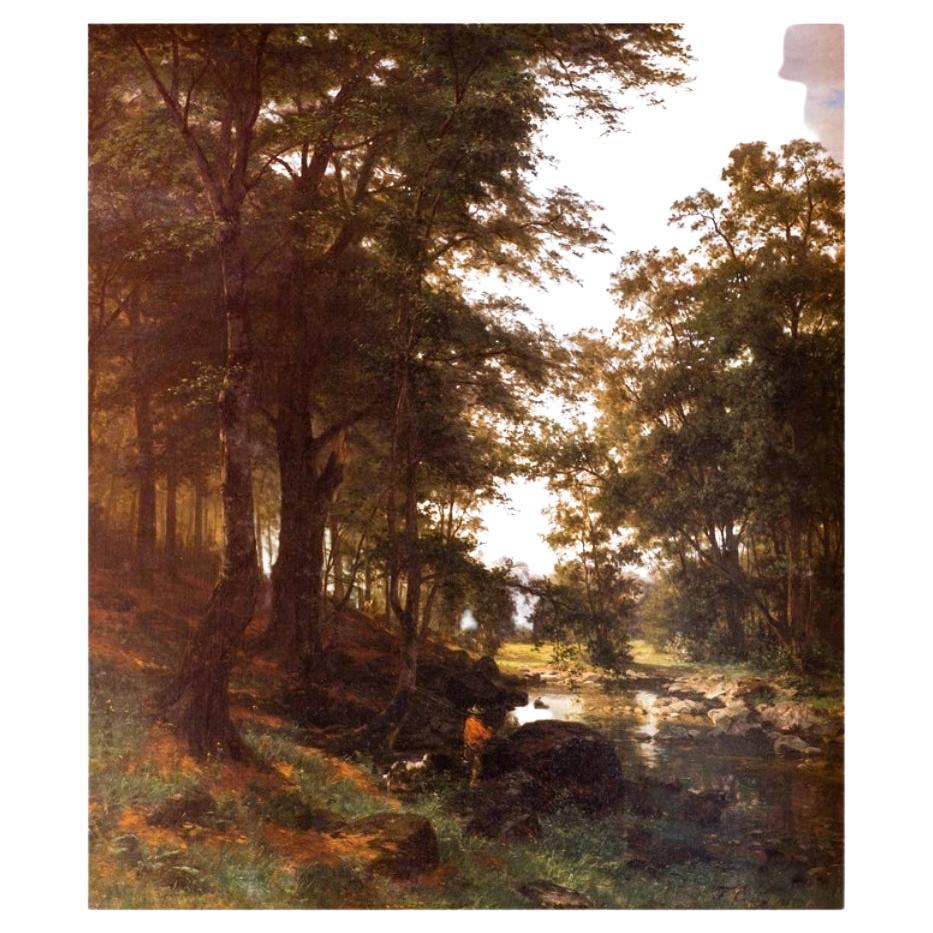German Landscape by Friedrich Carl Werner Ebel For Sale