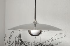 Grande lampe à suspension vintage allemande réglable à contrepoids par Florian Schulz