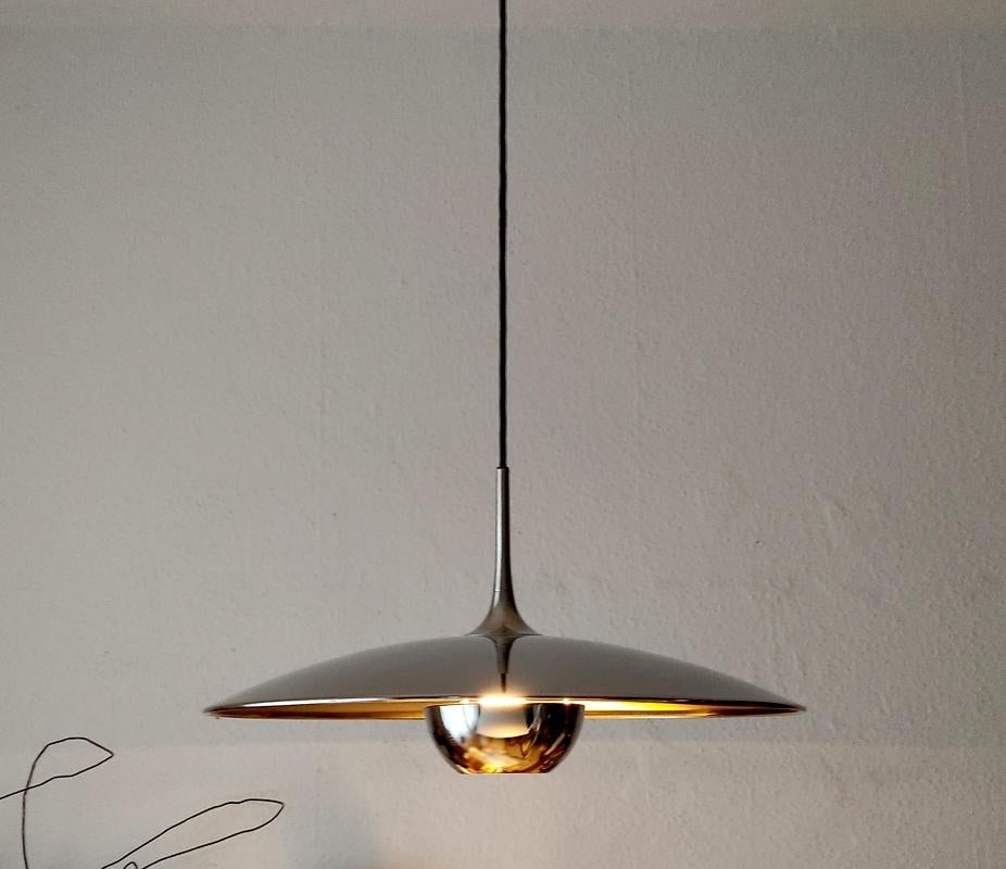 Grande lampe à suspension vintage allemande réglable à contrepoids par Florian Schulz 1