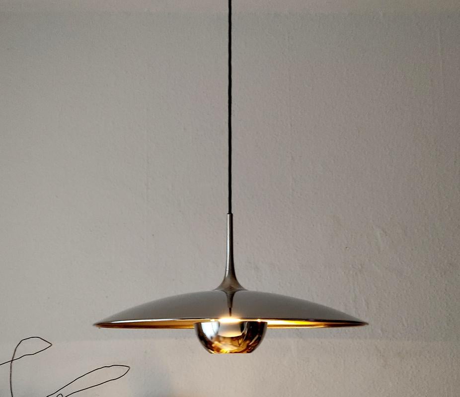 20th Century German Large Vintage Adjustable Counterweight Pendant Lamp by Florian Schulz