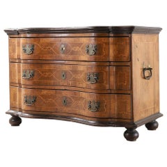 German Late Baroque Mid 18th Century Commode