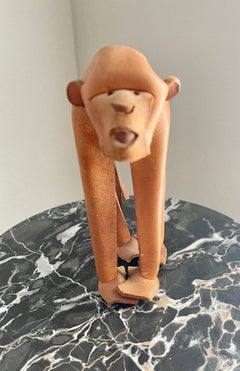 German Leather Monkey by Deru
