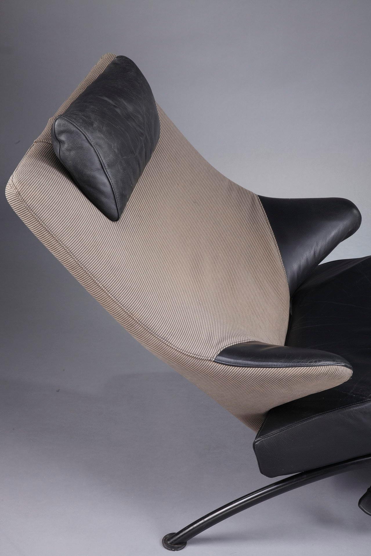 German Leather Solo 699 Lounge Chair by Stefan Heiliger 1