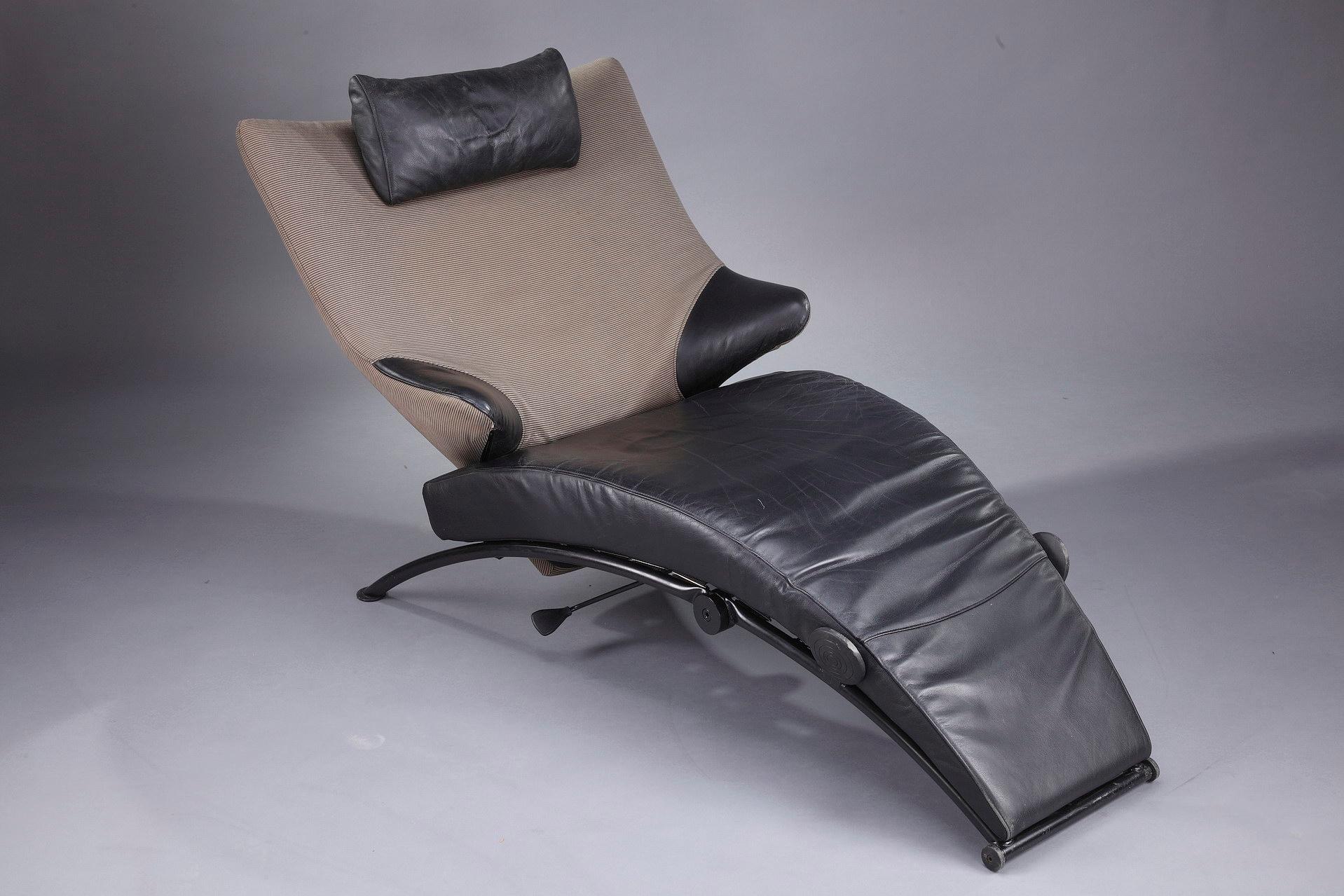 German Leather Solo 699 Lounge Chair by Stefan Heiliger 3