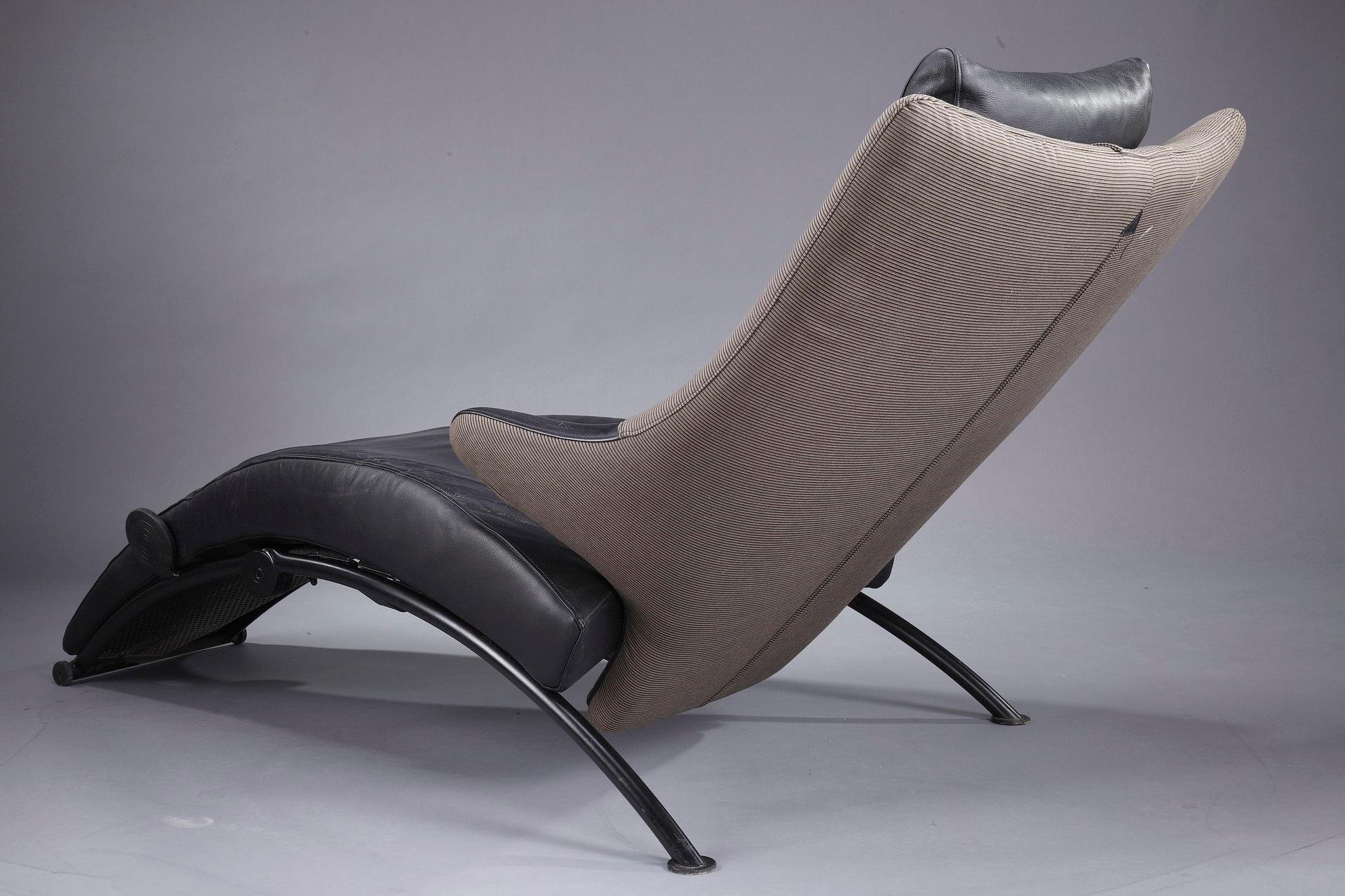 German Leather Solo 699 Lounge Chair by Stefan Heiliger 9