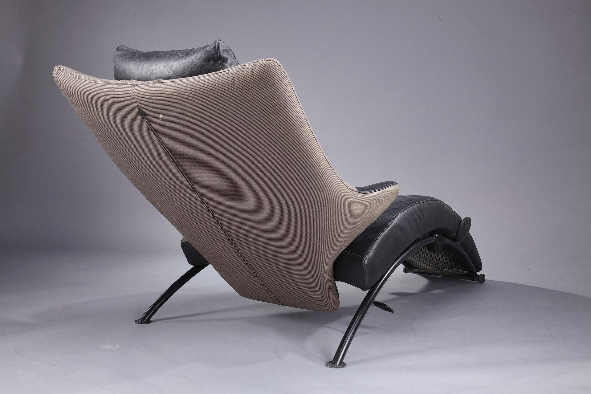 German Leather Solo 699 Lounge Chair by Stefan Heiliger 10