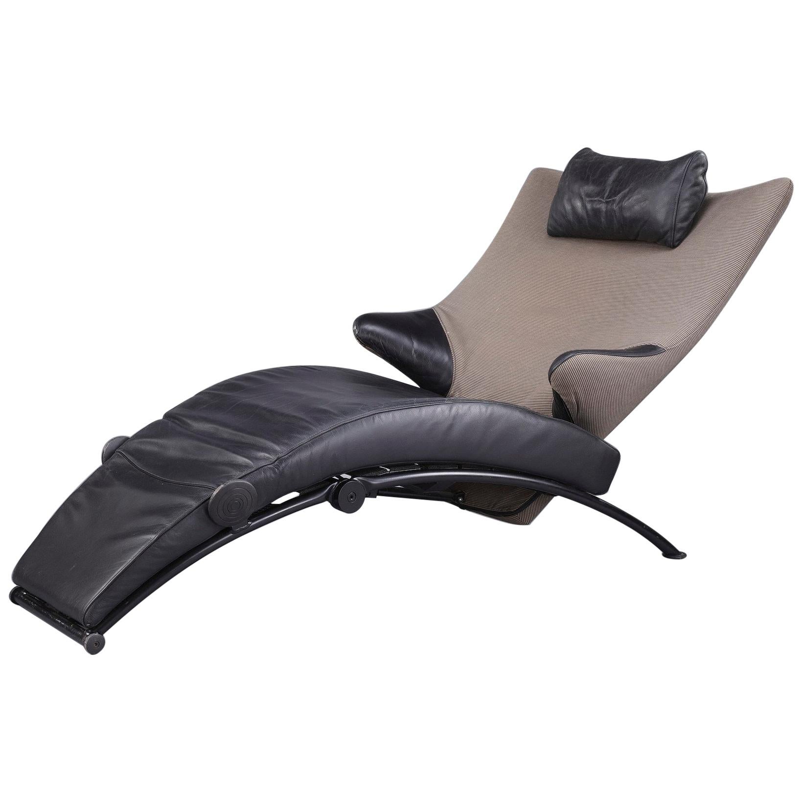 German Leather Solo 699 Lounge Chair by Stefan Heiliger