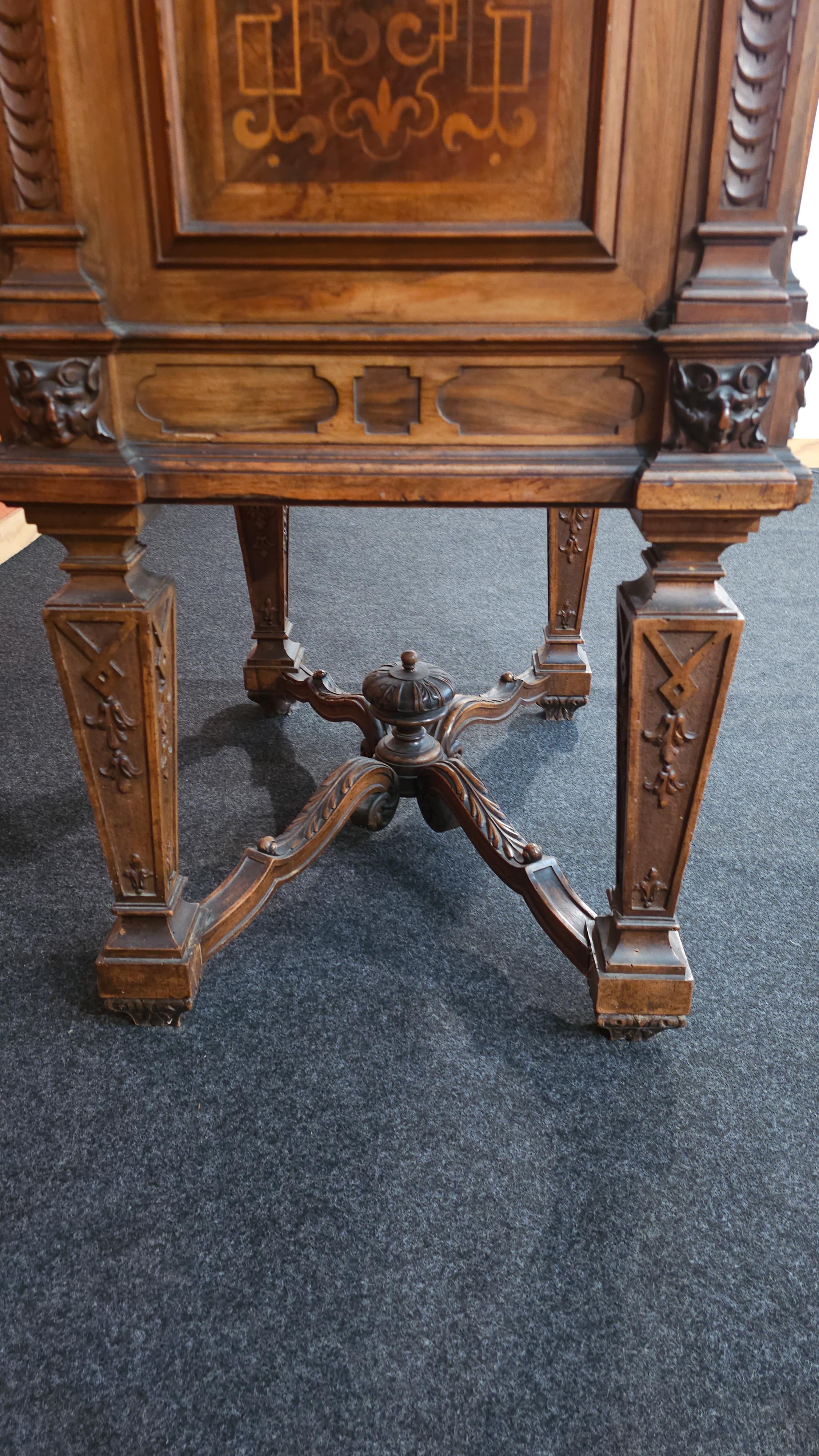 German Lectern Podium with Inlays, 1850 circa For Sale 10