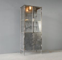 German Light Up Medical Cabinet Circa 1920s