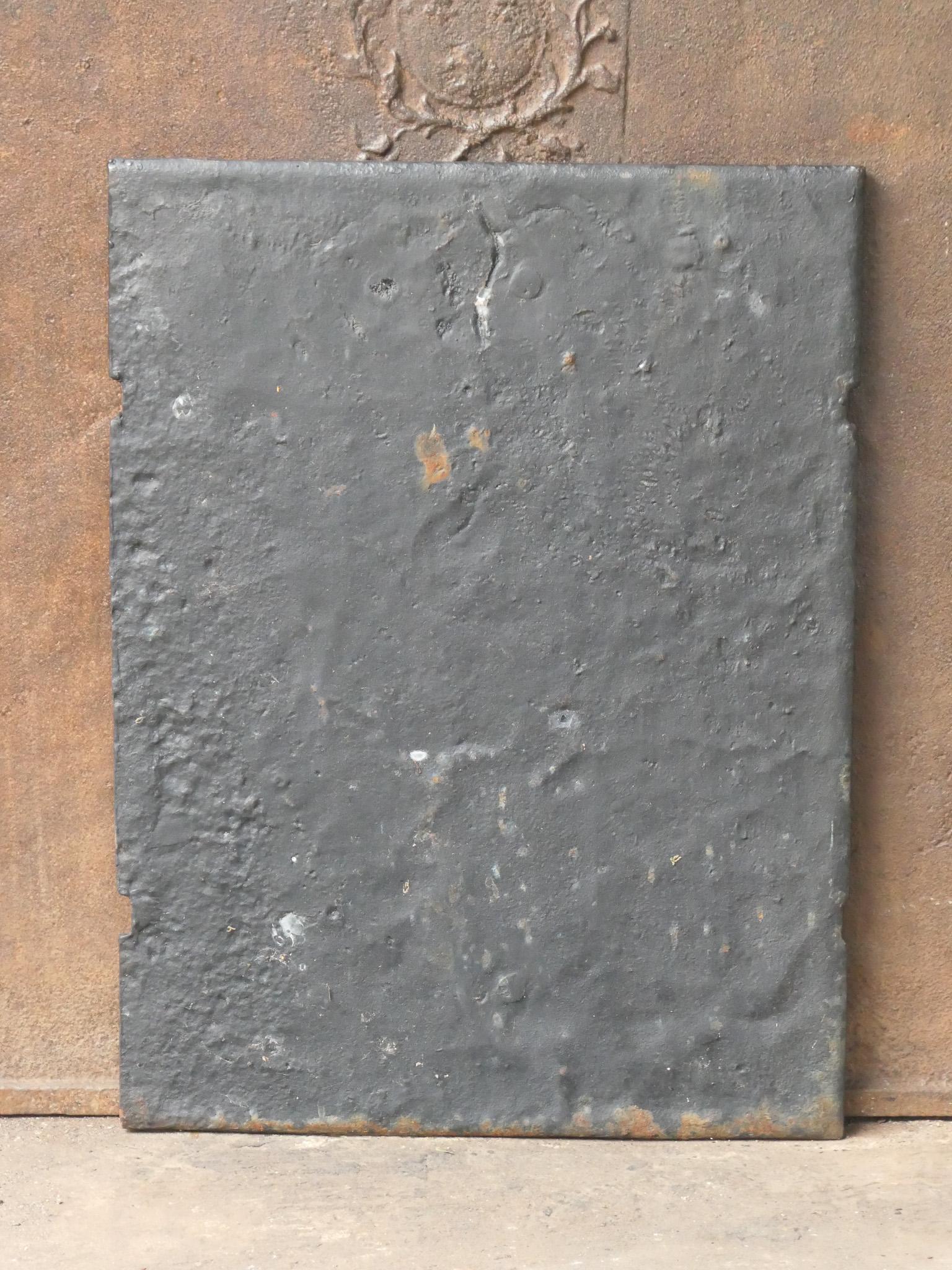 German Louis XV Period 'Coat of Arms' Fireback / Backsplash, 18th Century For Sale 7