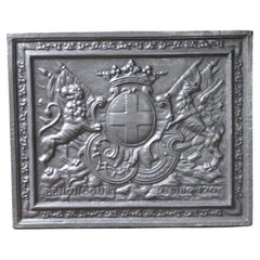 German Louis XIV Style 'Coat of Arms' Fireback