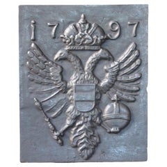 German Louis XV Style 'Coat of Arms' Fireback