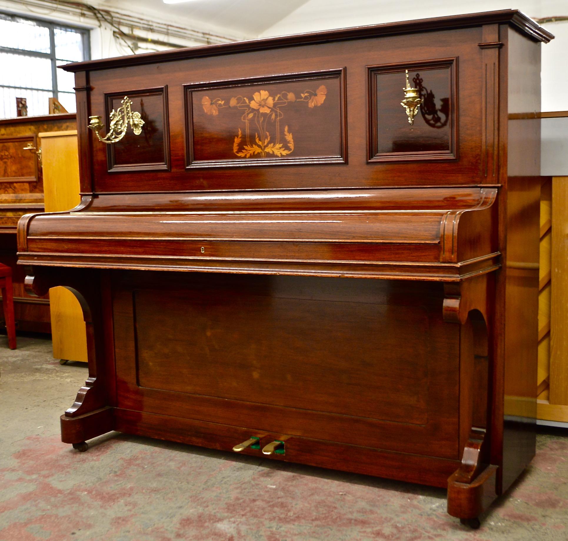 Knauss were a piano maker famous for producing pianos of the highest musical standard and durability. The pianos were made by the finest craftsmen using materials and components that were the pinnacle of musical instrument making, the pianos reflect