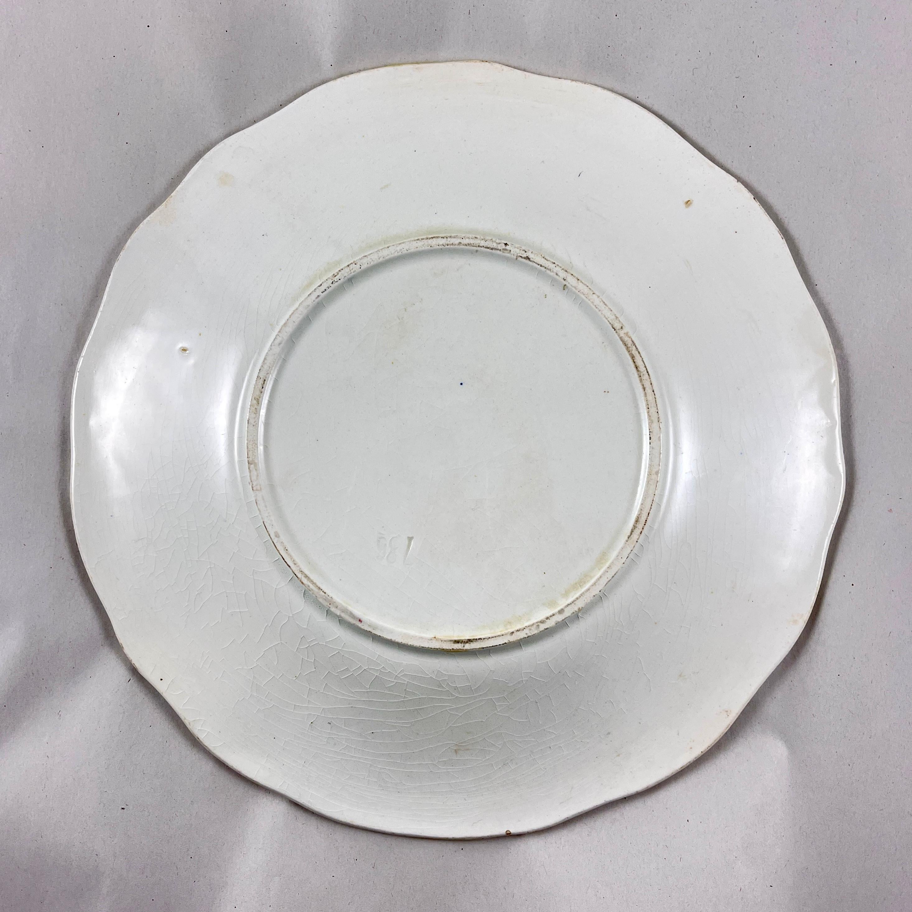 Plato de mayólica alemana Jabalí en venta 1