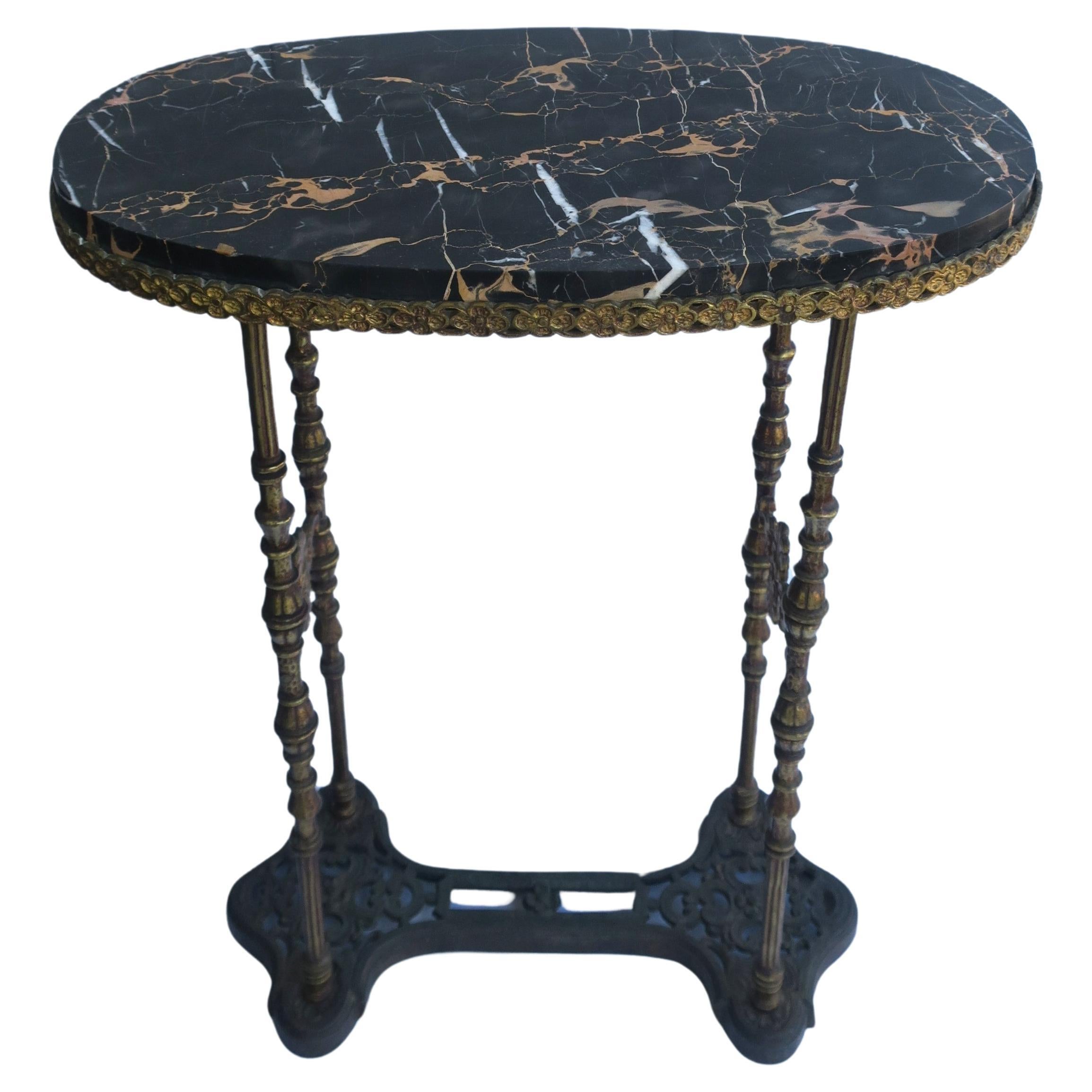 German Marble Foyer Console Table