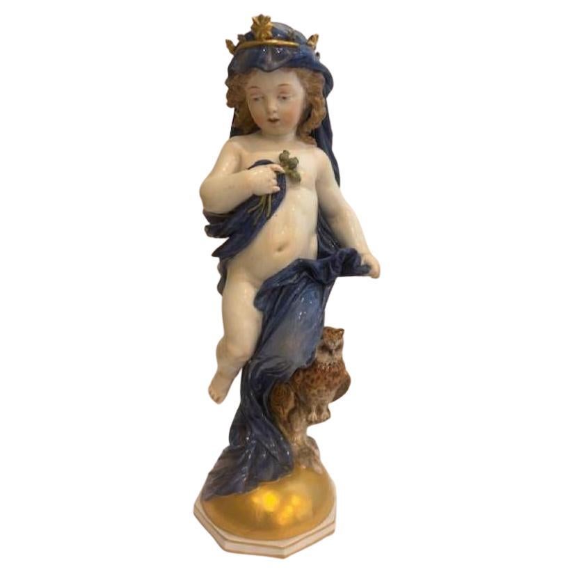 German Meissen porcelain figure of a cupid