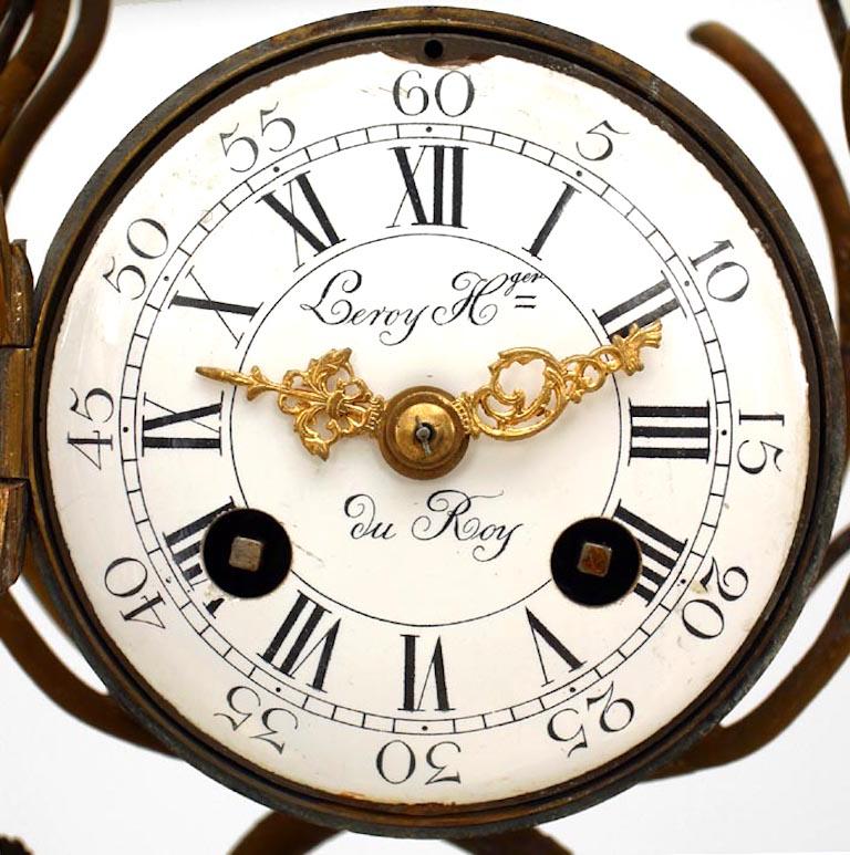 19th Century German Meissen Porcelain Clock For Sale