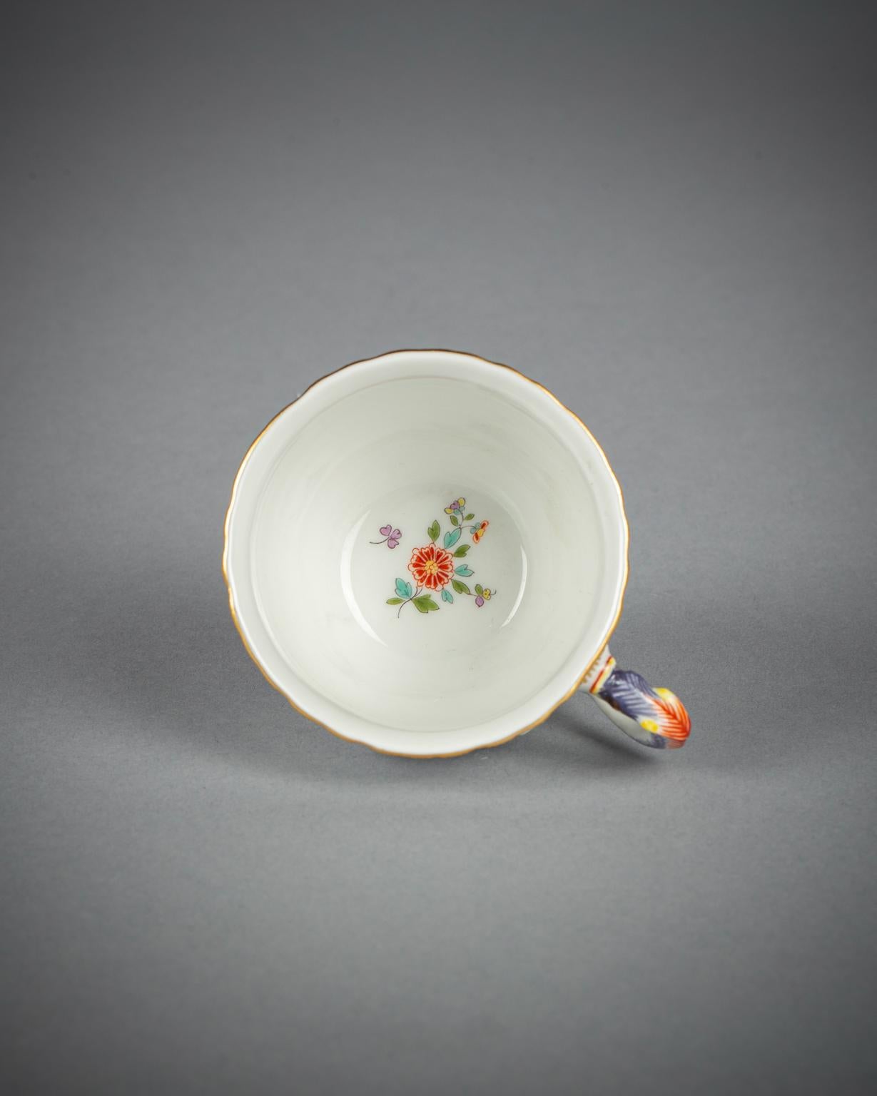 German Meissen Porcelain Swan Service Pattern Part Coffee Service, 20th Century For Sale 11