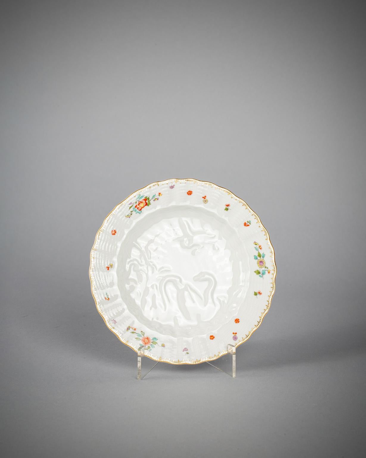 German Meissen Porcelain Swan Service Pattern Part Coffee Service, 20th Century For Sale 13