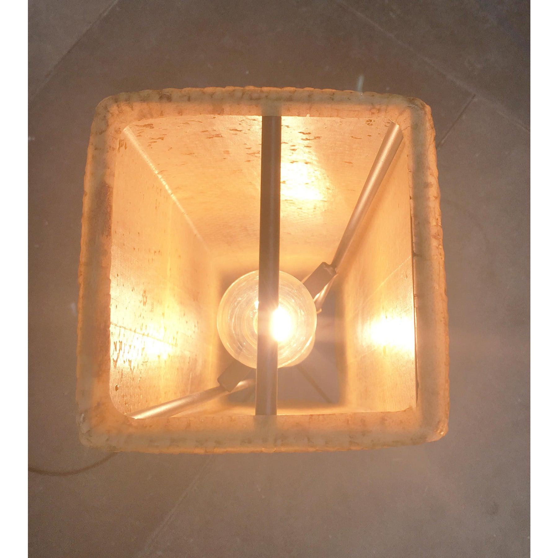 German Metal and Plastic Floor Lamp from Hesse Leuchten, 1960s For Sale 6