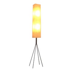 Lampadaire allemand en métal et plastique de Hesse Leuchten, années 1960