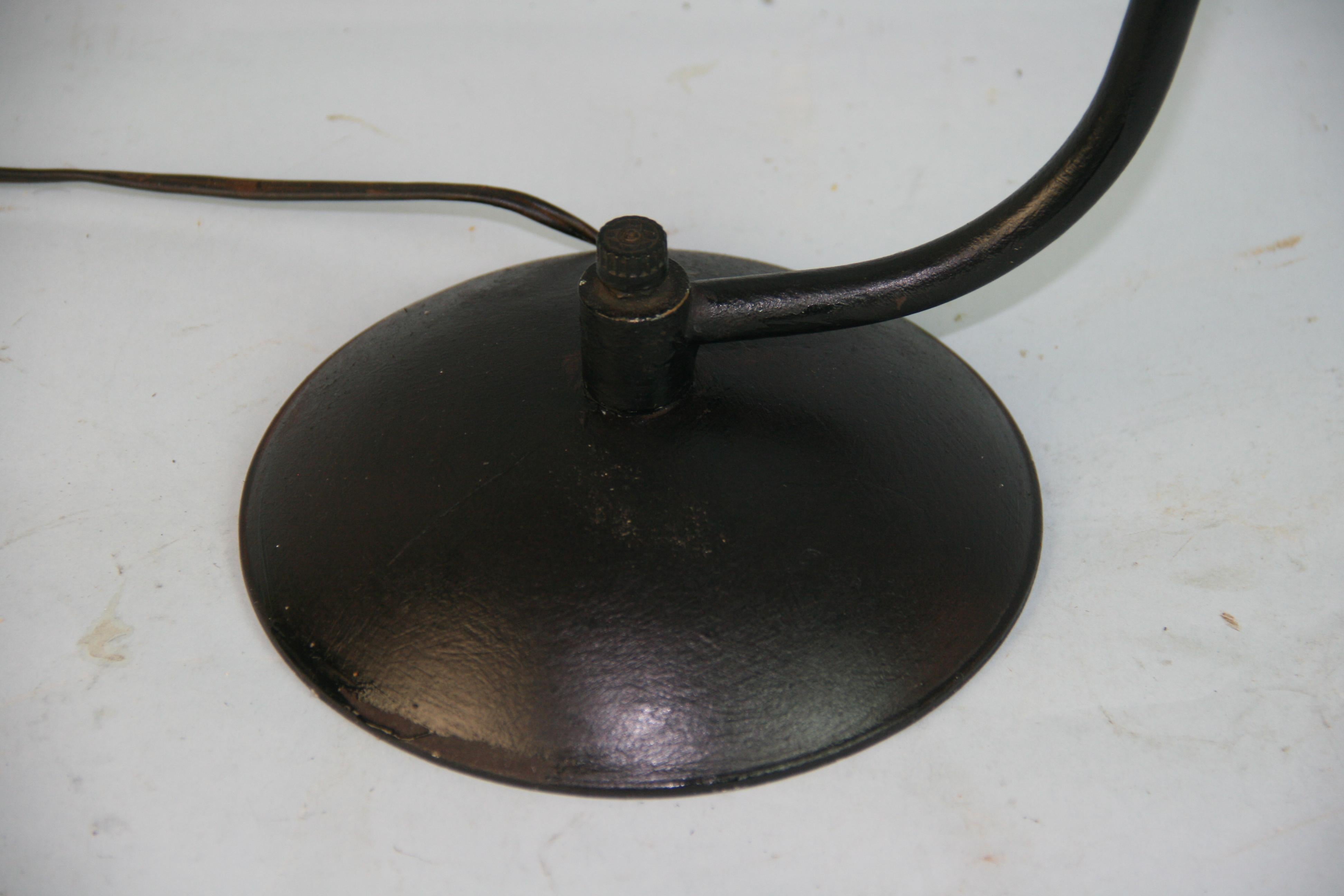 Mid-20th Century Midcentury Kurt Versen Saucer Table or Desk Lamp 1950's