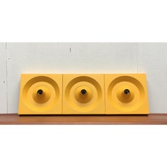 German Metal Wall or Ceiling Lamp by Klaus Hempel for Kaiser Leuchten, 1970s