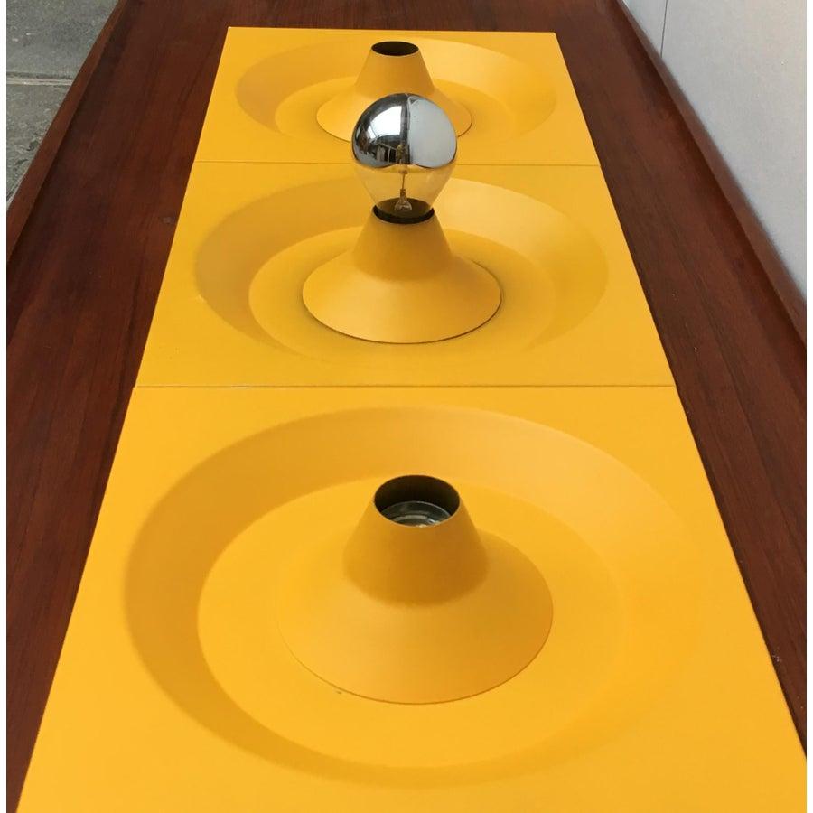 Deutsche Metall-Wand- oder Deckenleuchte von Klaus Hempel für Kaiser Leuchten, 1970er Jahre im Angebot 3