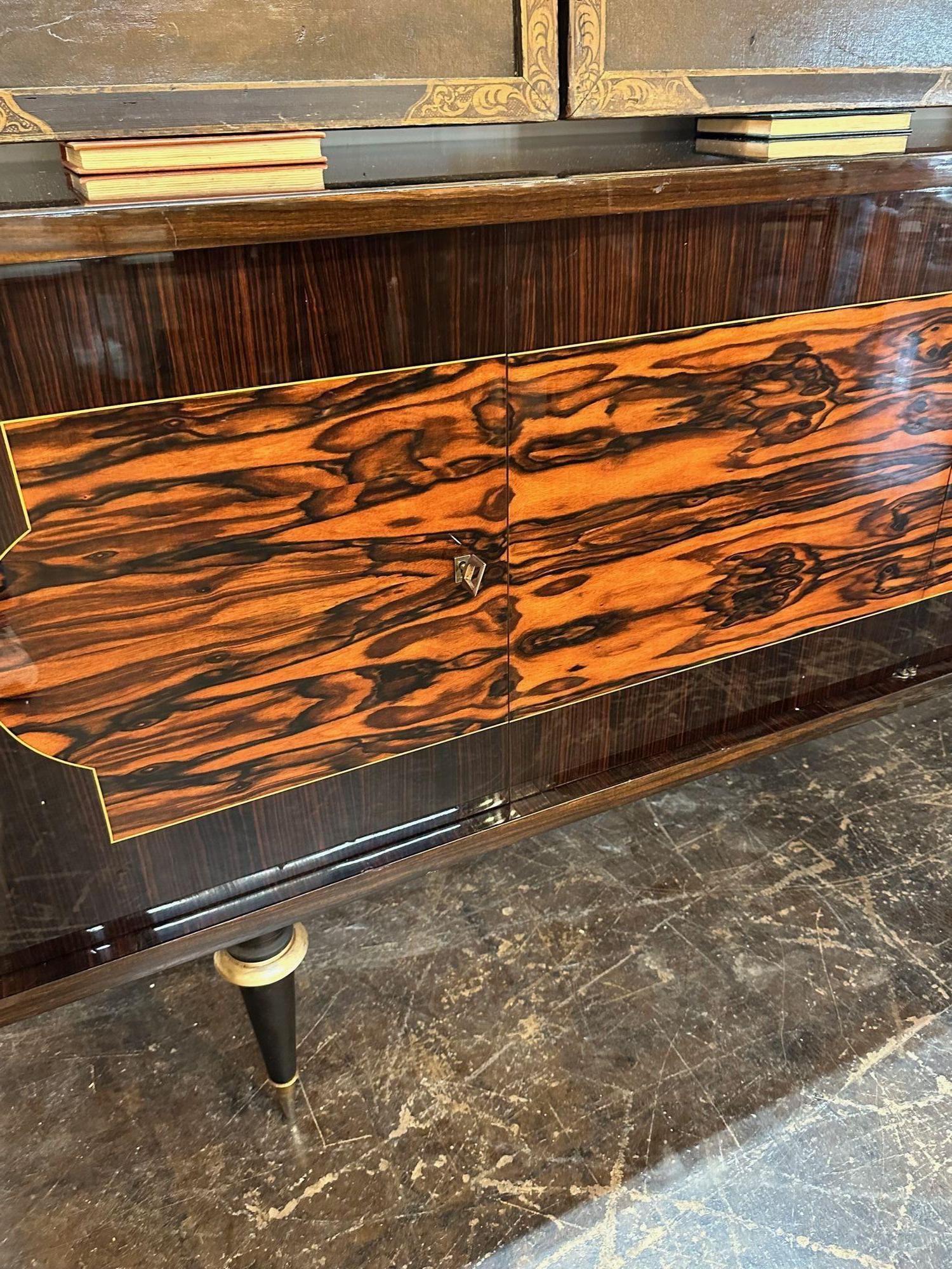 German Midcentury Art Deco Sideboard In Good Condition For Sale In Dallas, TX