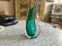 German Mid-Century Art Glass Vase, 1950s