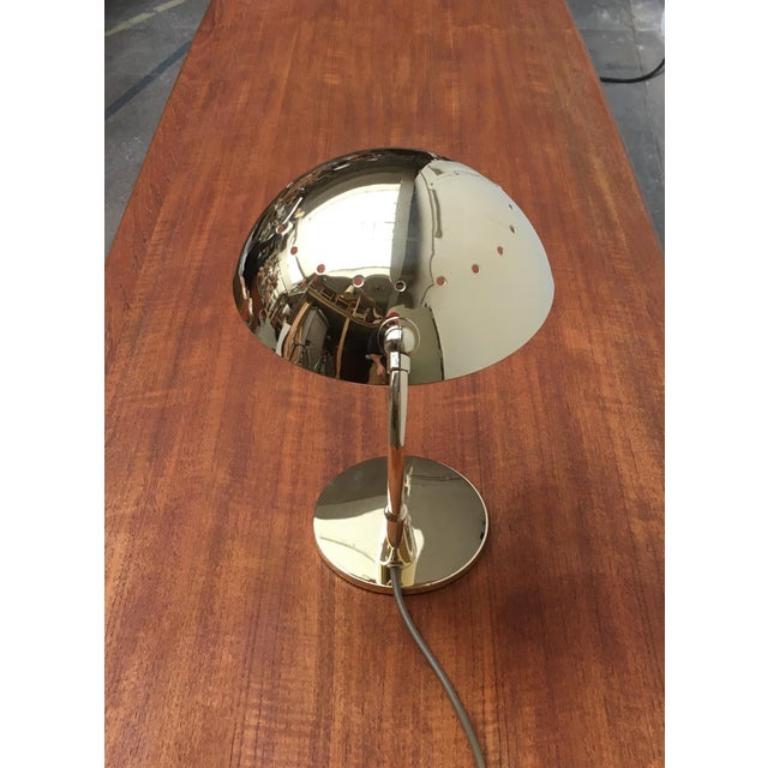 Lampe de table allemande en laiton du milieu du siècle, Cosack en vente 5