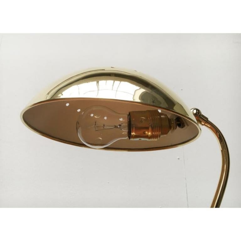 Métal Lampe de table allemande en laiton du milieu du siècle, Cosack en vente