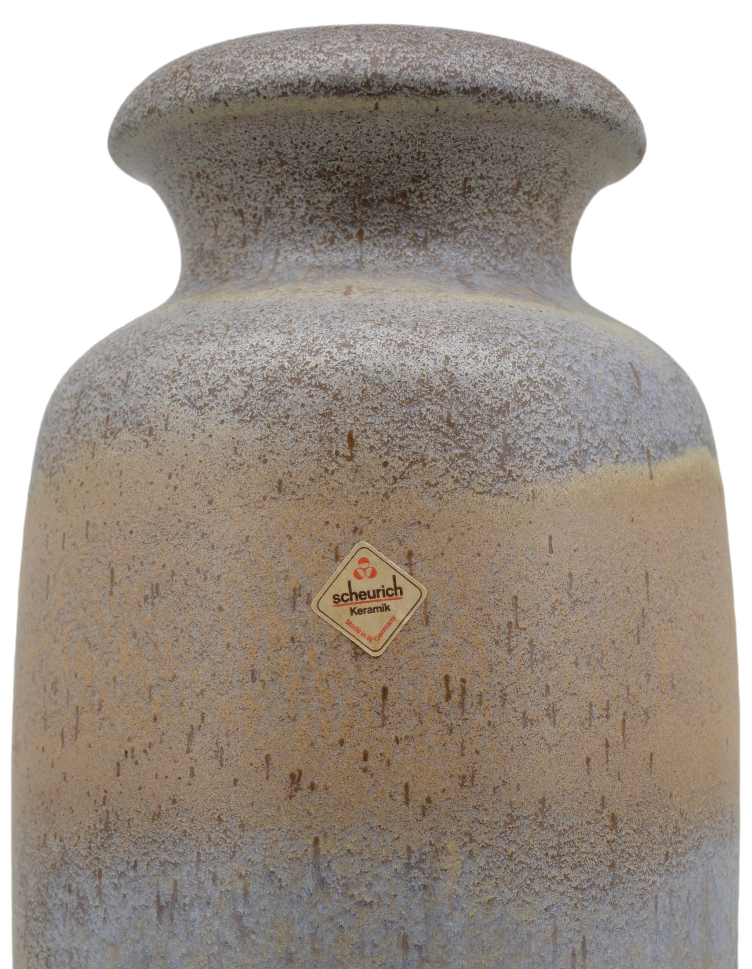 Vase en céramique allemand du milieu du siècle, années 1960 Excellent état - En vente à Saint-Amans-des-Cots, FR