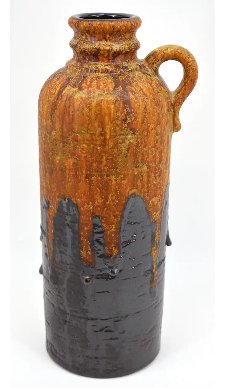 French German Mid-Century Ceramic Vase, 1970 For Sale