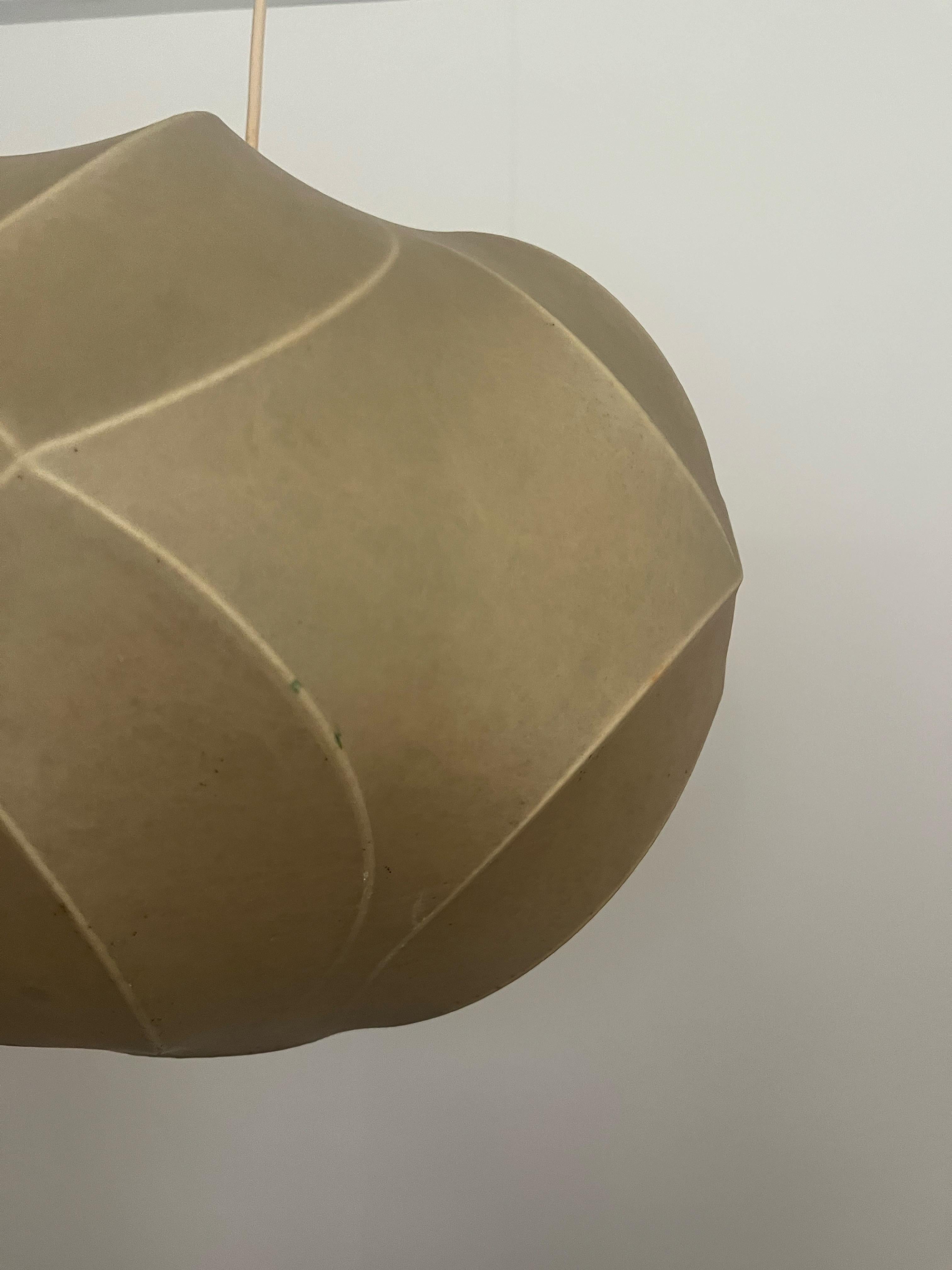 Lampadario Cocoon tedesco di metà secolo di Friedel Wauer per Goldkant, anni '60 in vendita 6