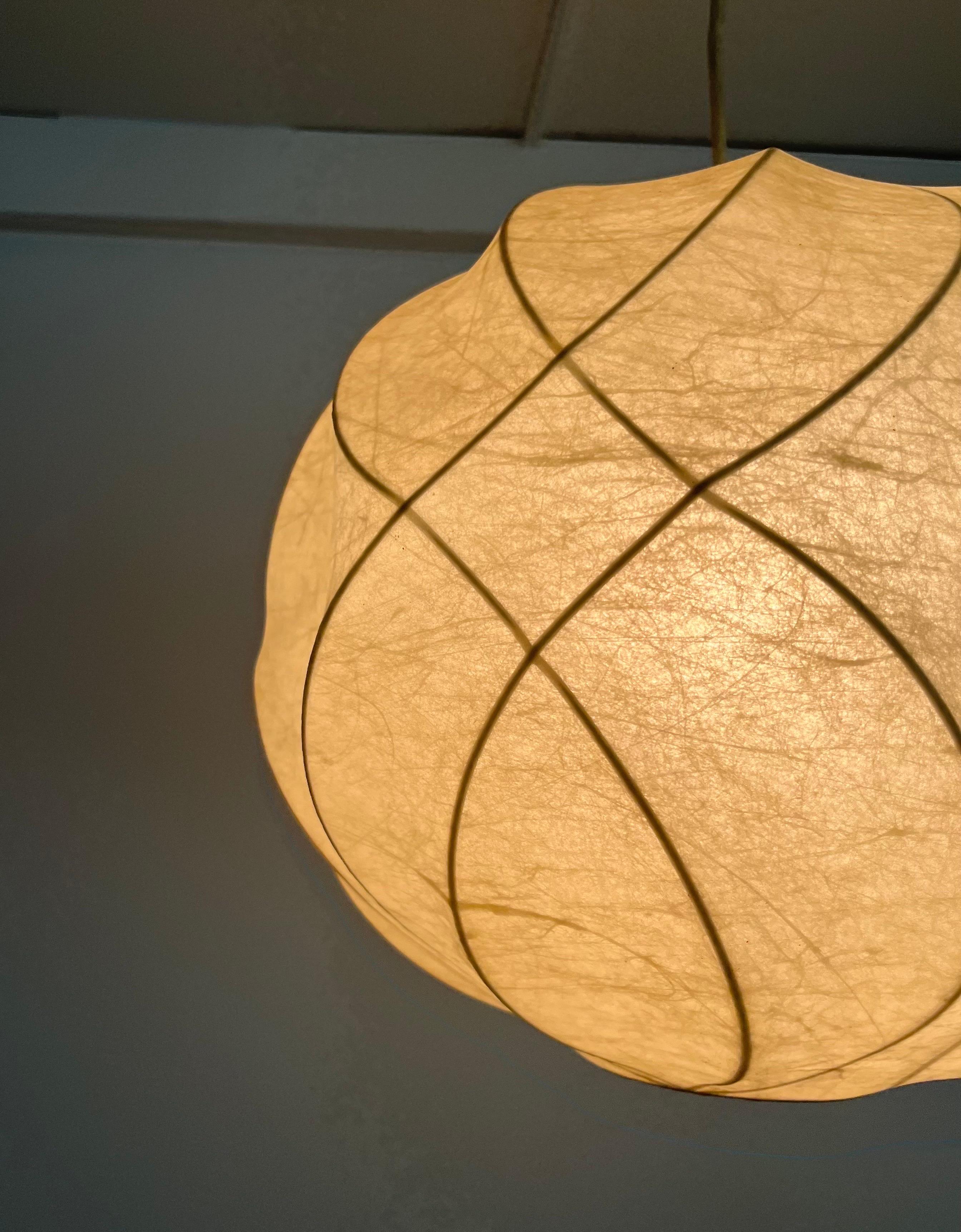 German Mid-Century Cocoon Chandelier by Friedel Wauer for Goldkant, 1960s For Sale 4