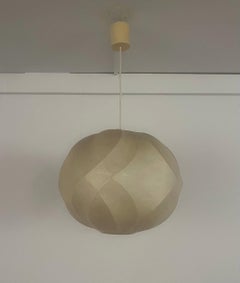 German Mid-Century Cocoon Chandelier by Friedel Wauer for Goldkant, 1960s